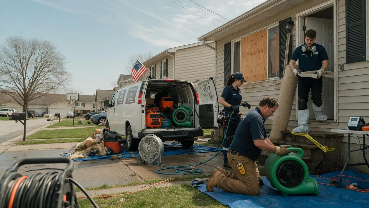 Water Damage Restoration in Russells Point, OH near me